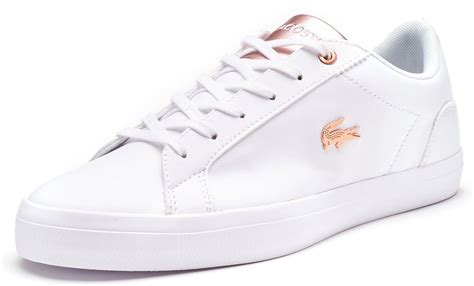 lacoste sneakers rose gold